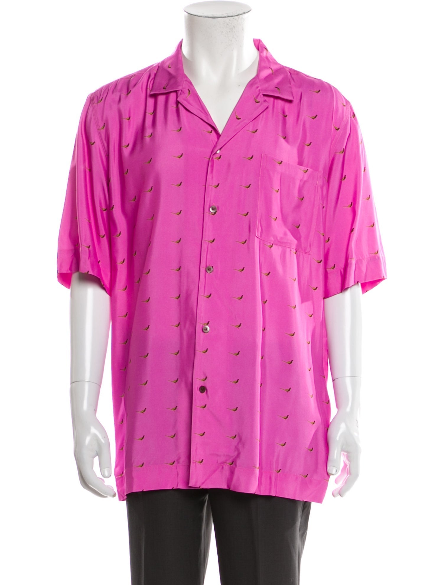 Dries Van Noten Graphic Print Short Sleeve Shirt w/ Tags