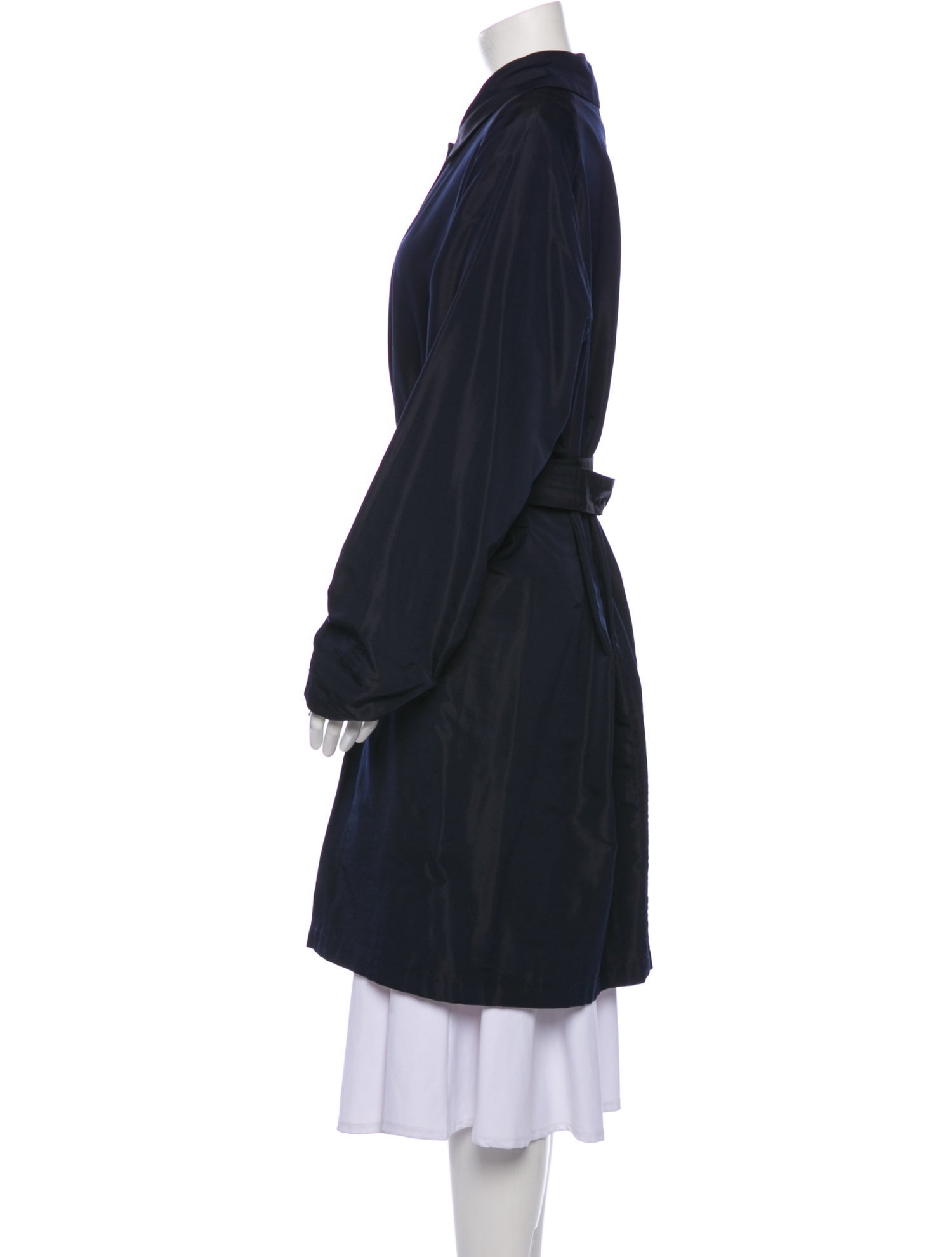 Dries Van Noten Silk Trench Coat