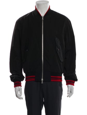 Dries Van Noten Striped Bomber Jacket