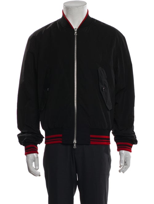 Dries Van Noten Striped Bomber Jacket