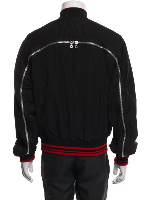 Dries Van Noten Striped Bomber Jacket