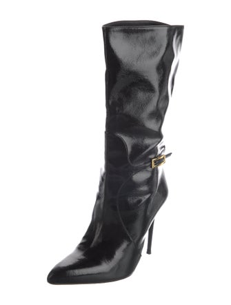 Dries Van Noten Patent Leather Boots