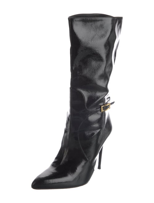 Dries Van Noten Patent Leather Boots