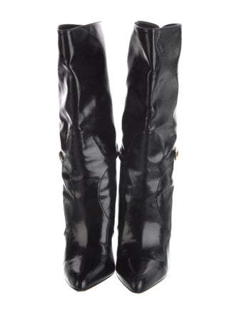 Dries Van Noten Patent Leather Boots