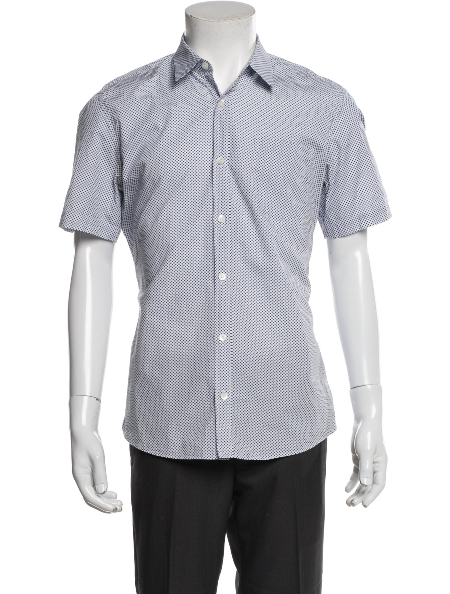 Dries Van Noten Printed Short Sleeve Shirt