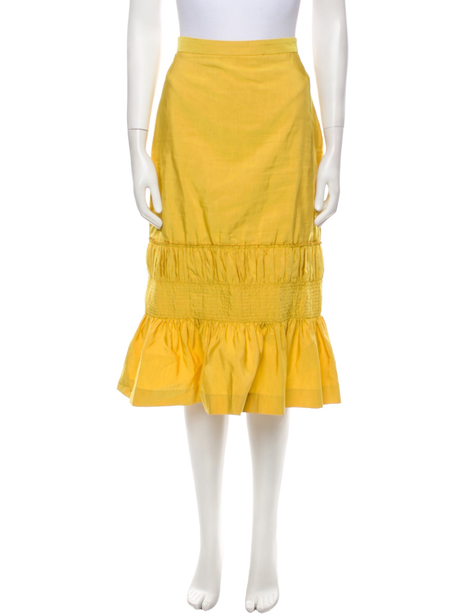 Dries Van Noten Ruffle Embellishment Knee-Length Skirt