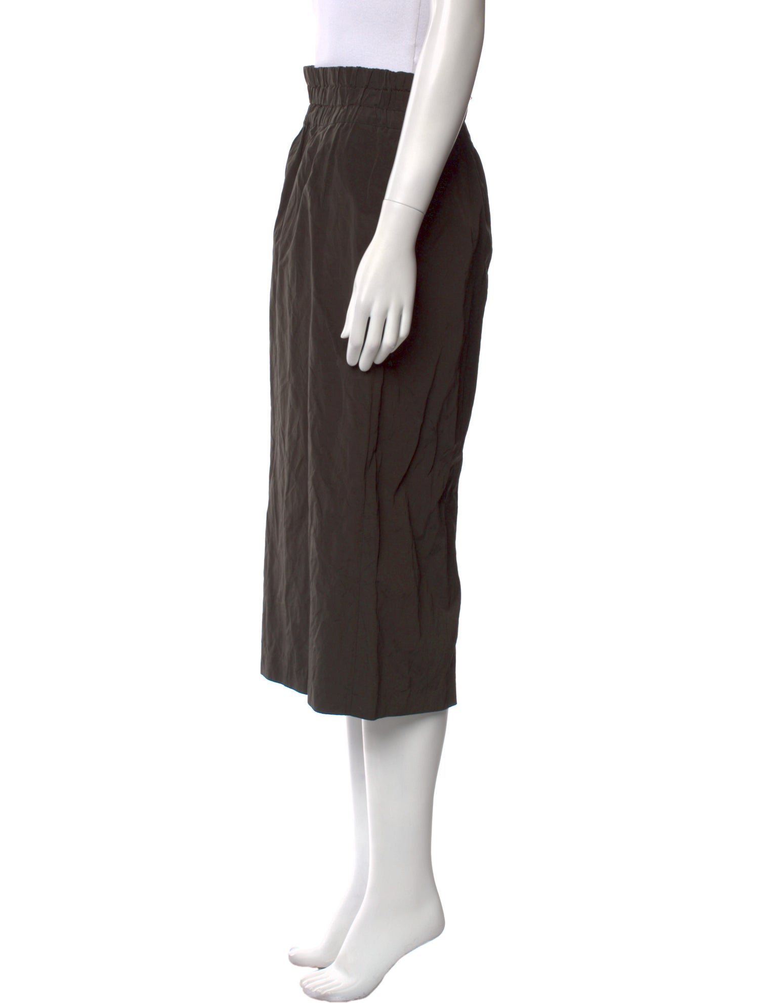 Dries Van Noten Pleated Accents Knee-Length Skirt