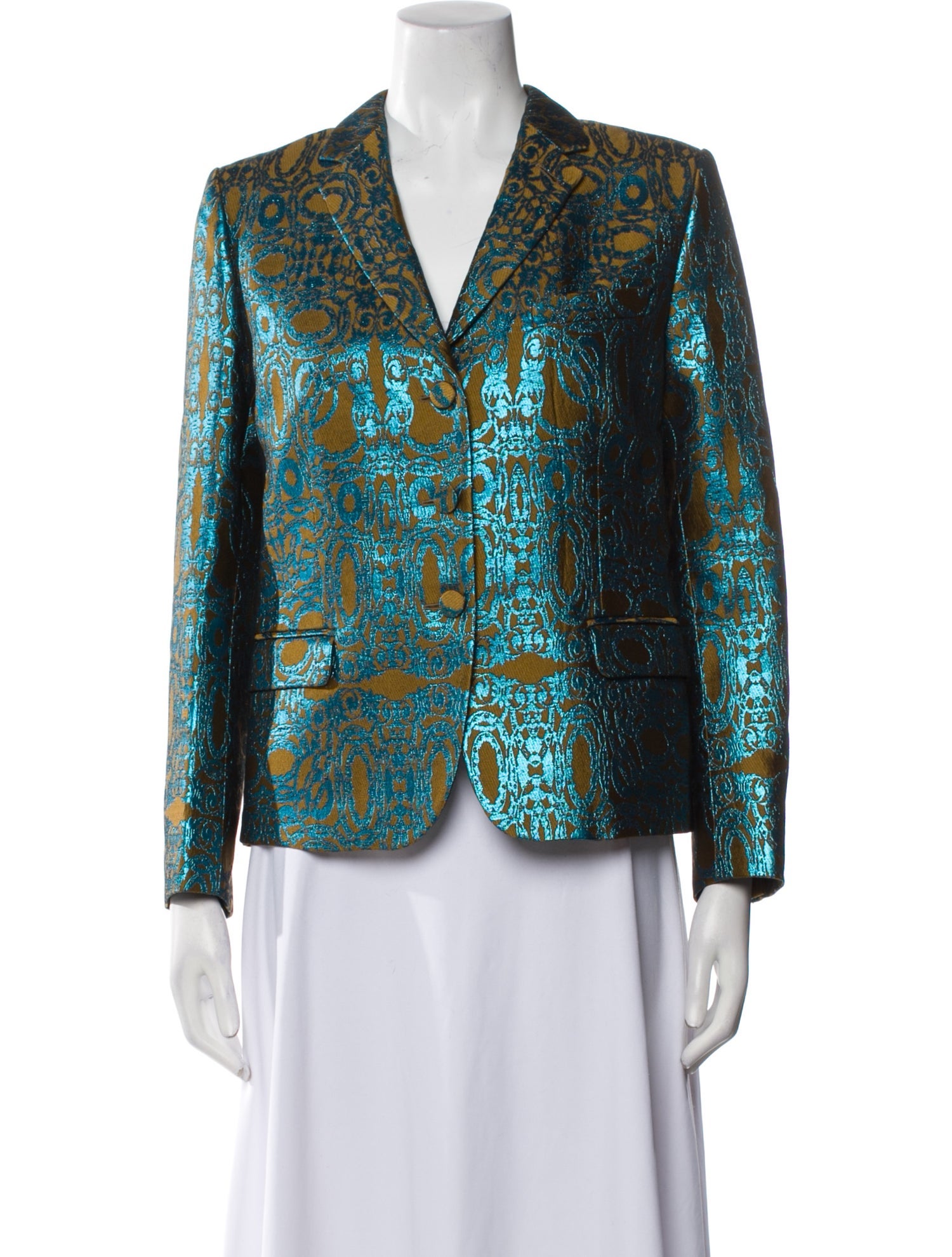 Dries Van Noten Printed Blazer