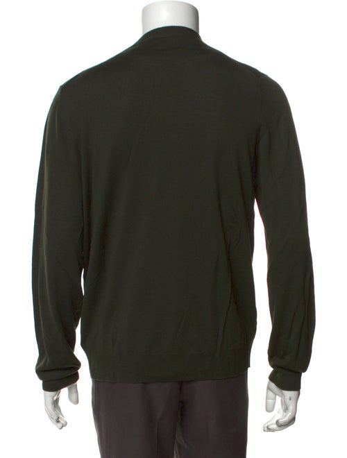 Dries Van Noten Wool Graphic Print Cardigan