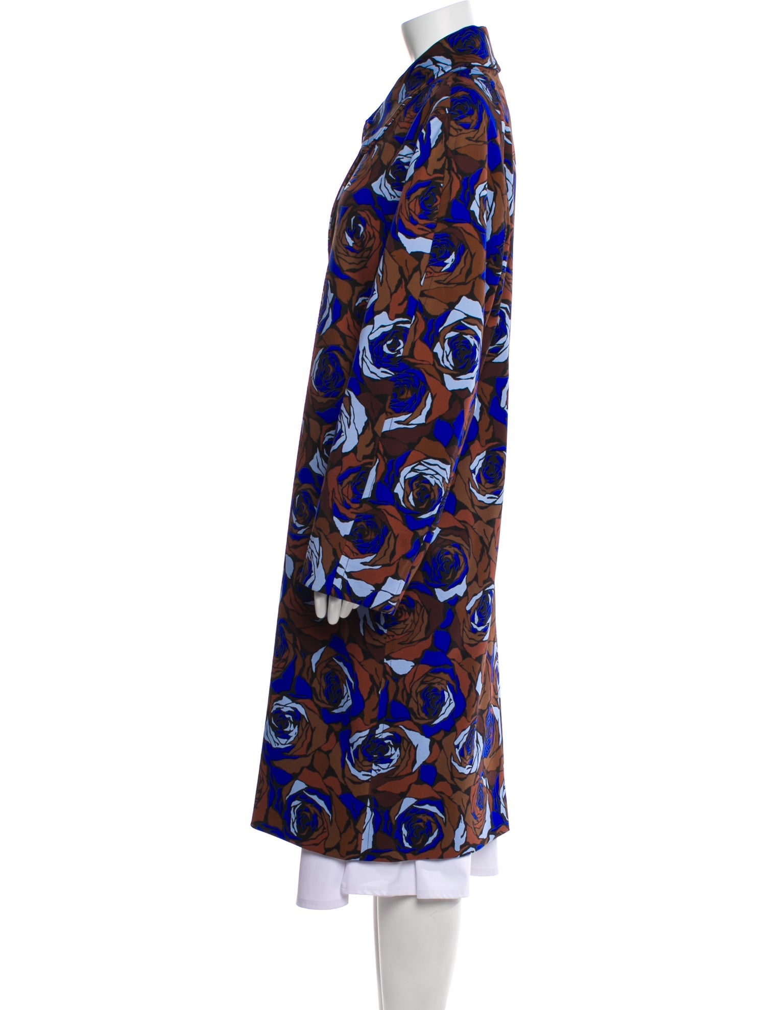 Dries Van Noten Floral Print Trench Coat w/ Tags