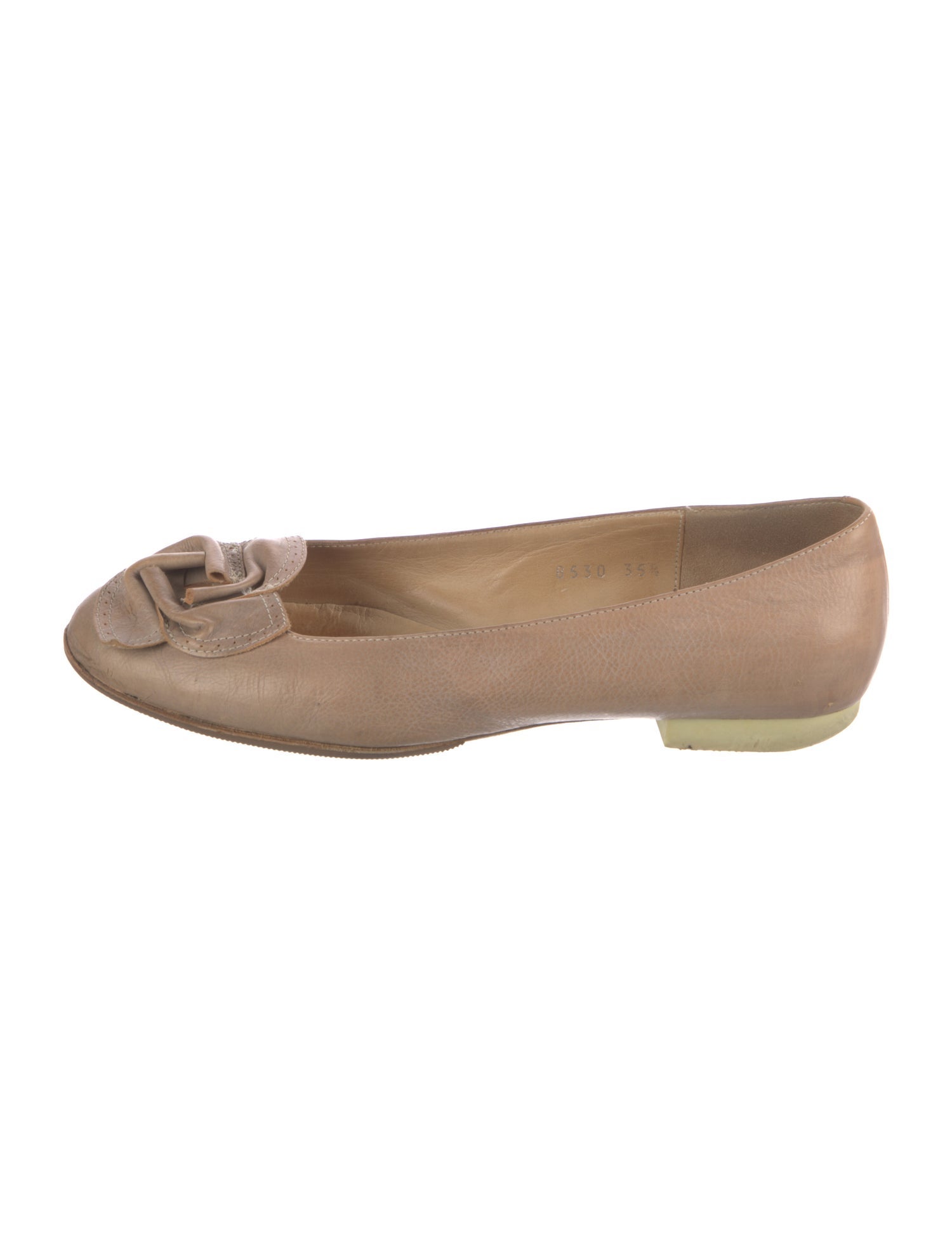 Dries Van Noten Leather Ballet Flats
