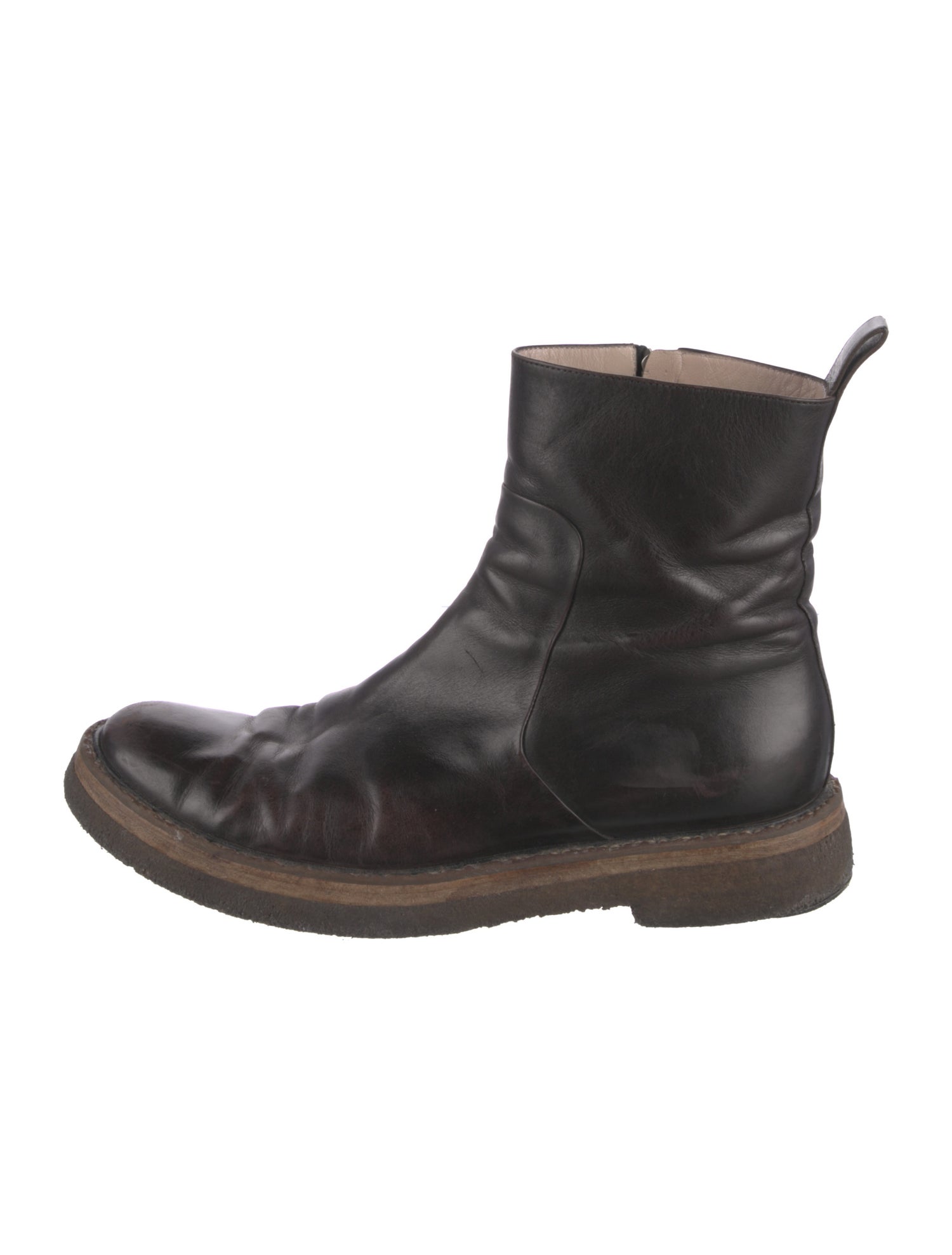 Dries Van Noten Leather Chelsea Boots