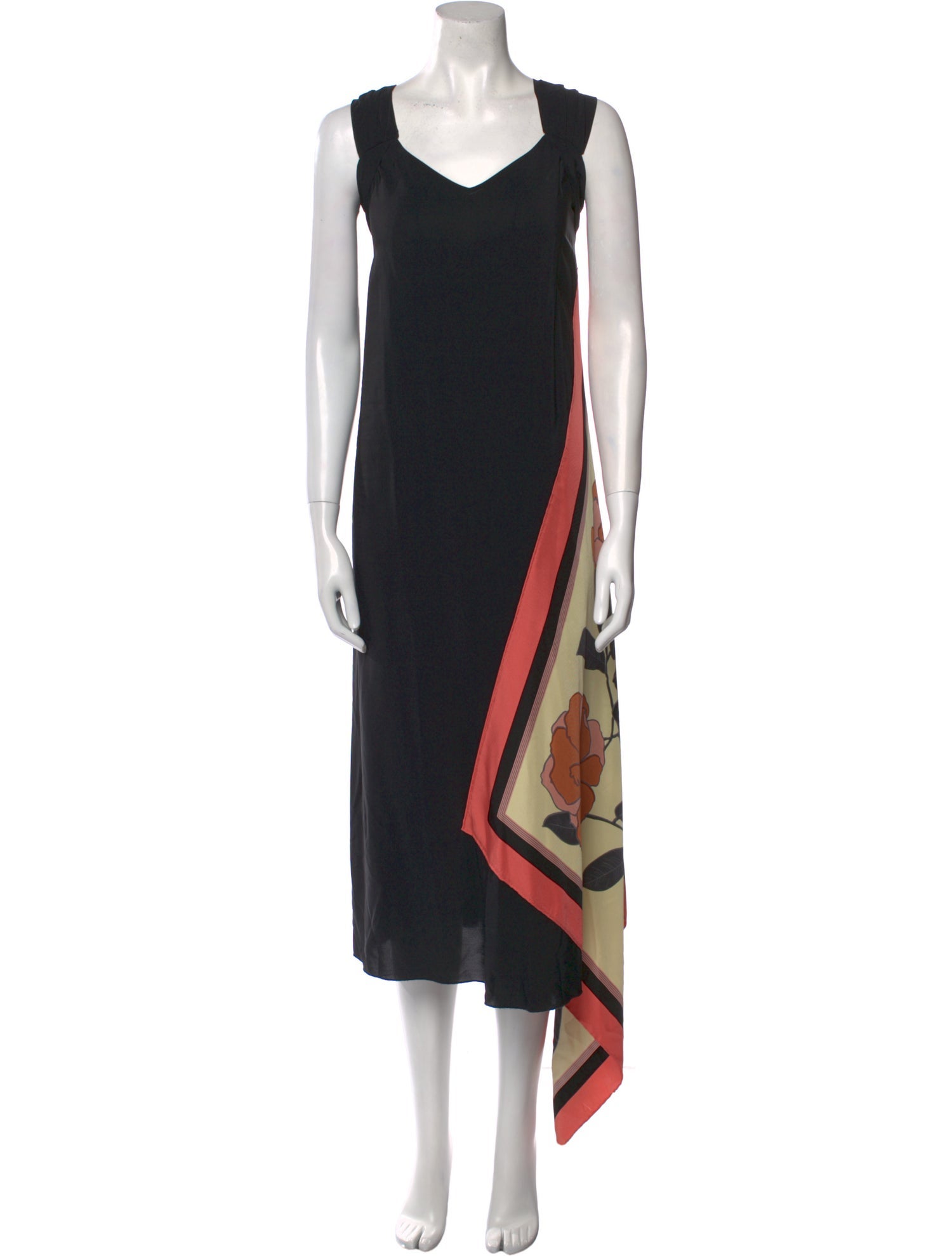 Dries Van Noten Printed Long Dress