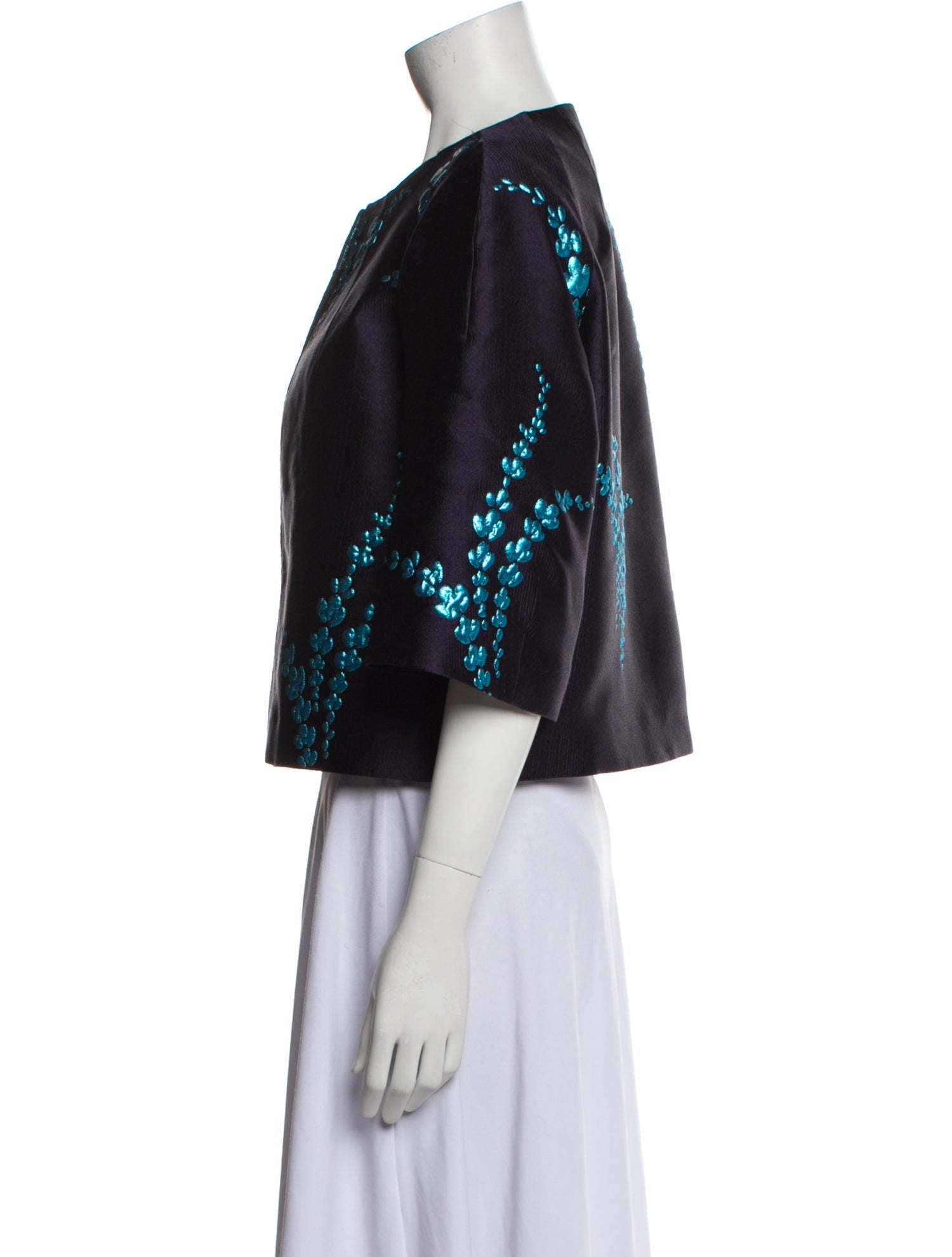 Dries Van Noten Printed Evening Jacket