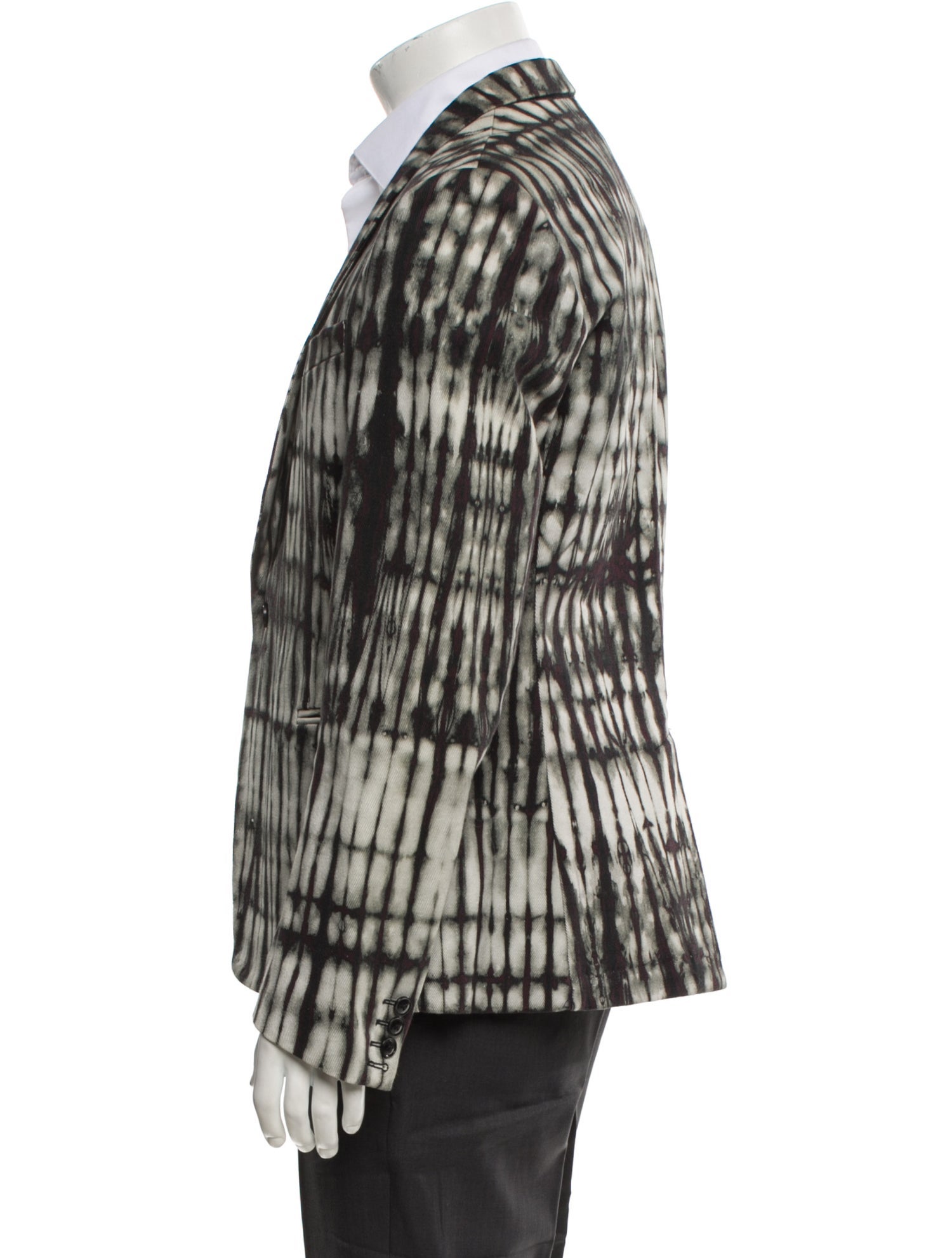 Dries Van Noten Tie-Dye Print Blazer