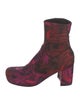 Dries Van Noten Printed Sock Boots