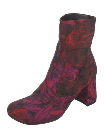 Dries Van Noten Printed Sock Boots