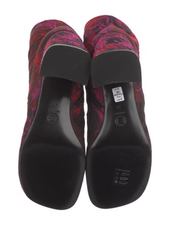 Dries Van Noten Printed Sock Boots
