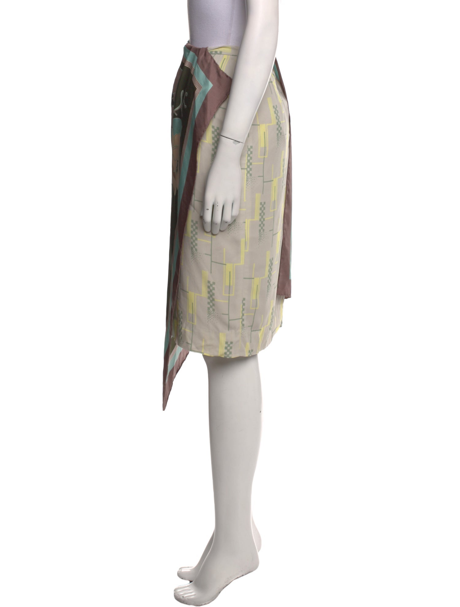 Dries Van Noten Floral Print Knee-Length Skirt