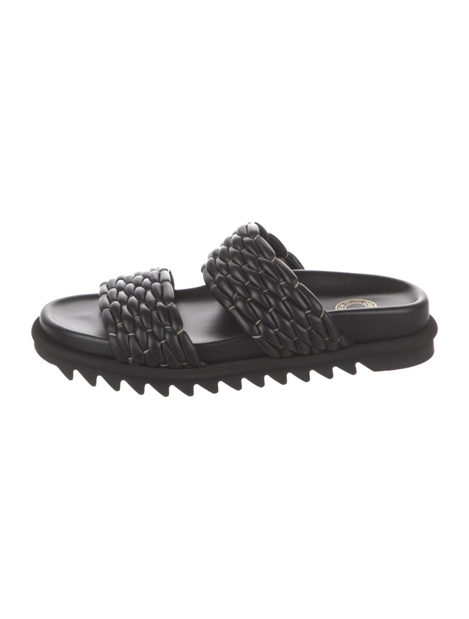 サンダル・ミュール DRIES VAN NOTEN * BLACK WOVEN SANDALS Dries Van Noten Woven Sandals In Black | ModeSens
