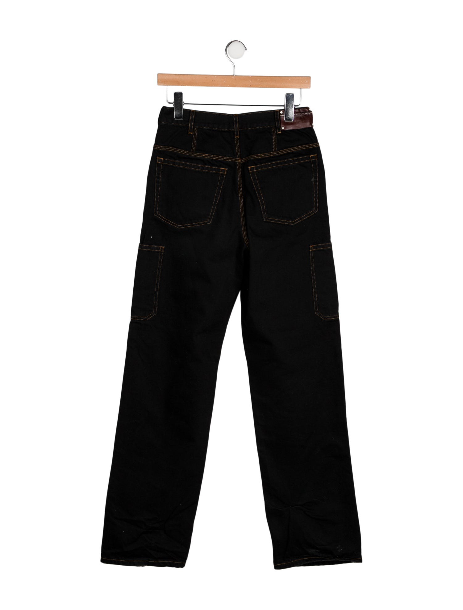 Dries Van Noten High-Rise Straight Leg Jeans