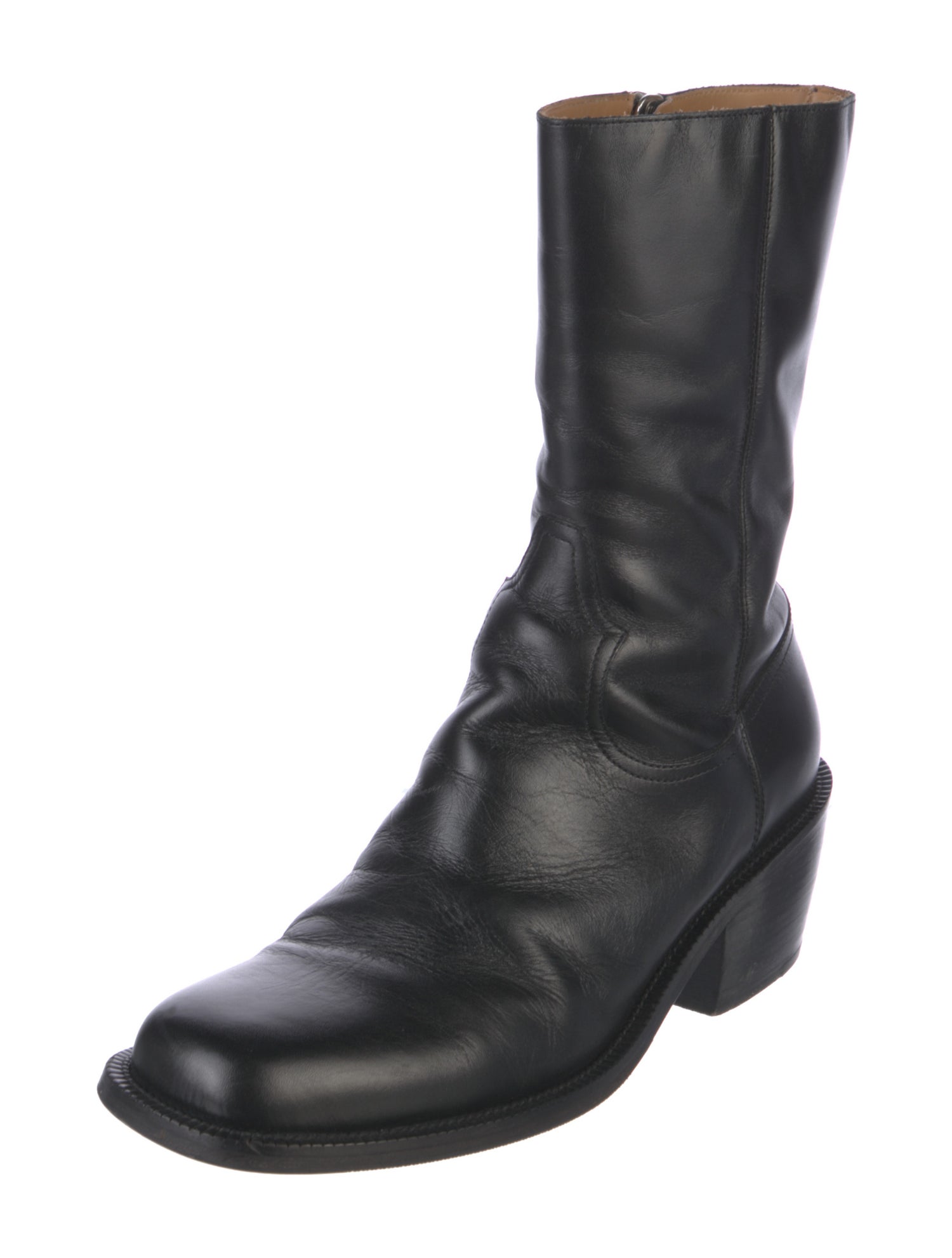 Dries Van Noten Leather Boots