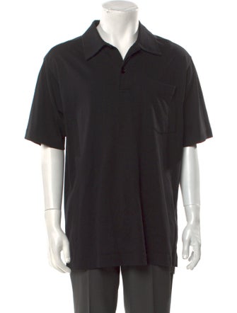 Dries Van Noten V-Neck Short Sleeve Henley