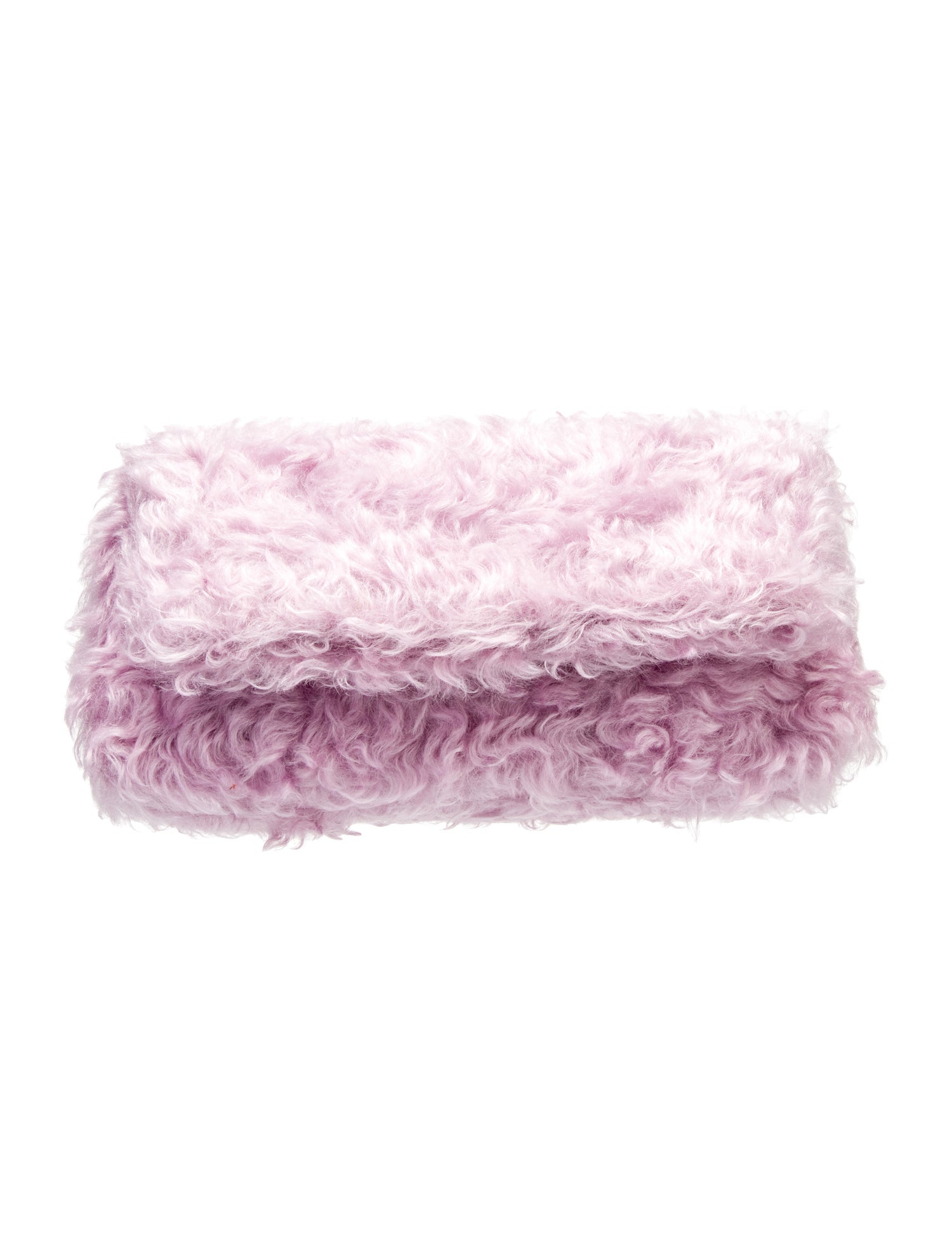 Dries Van Noten Shearling Clutch