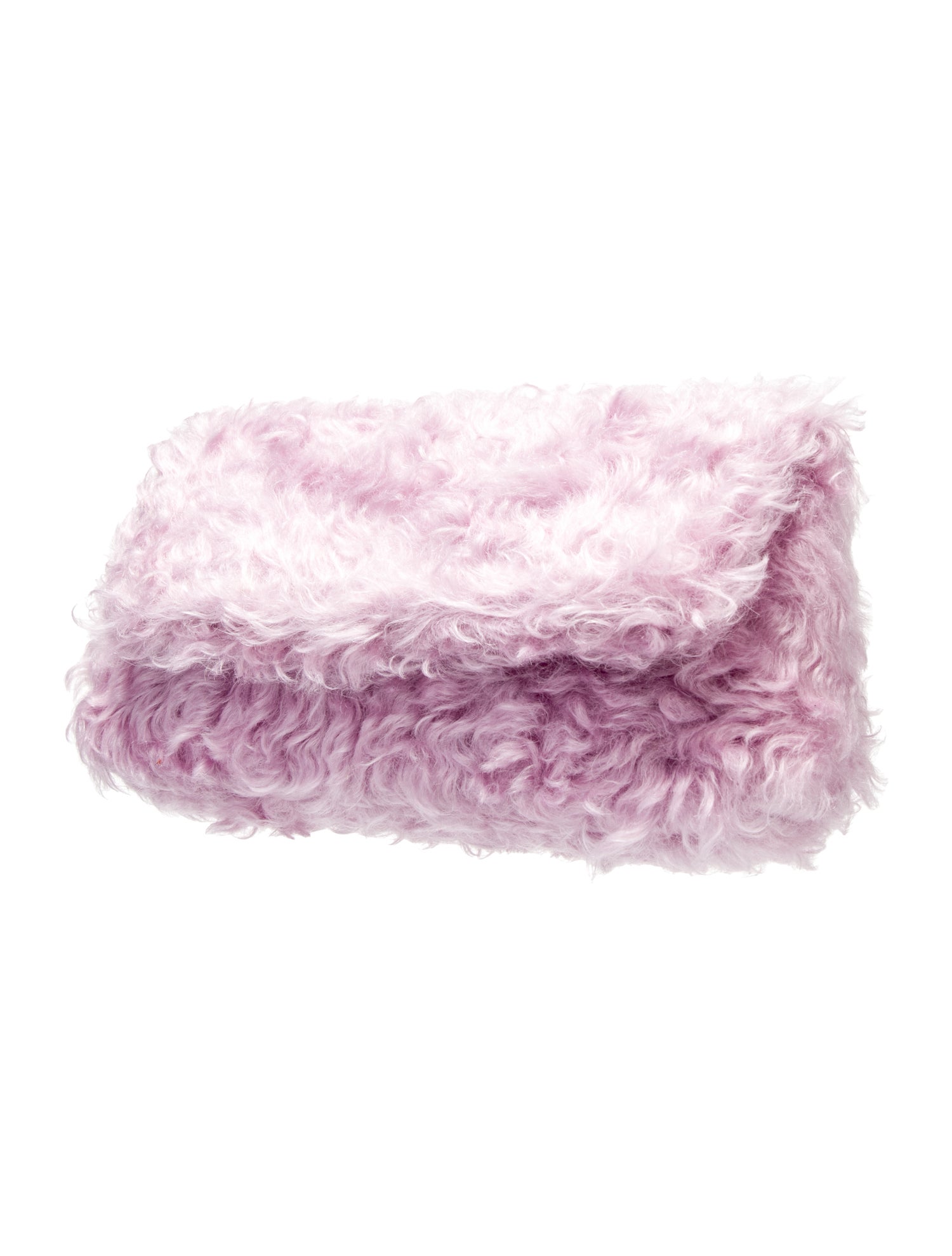 Dries Van Noten Shearling Clutch