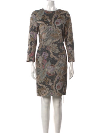 Dries Van Noten Wool Knee-Length Dress