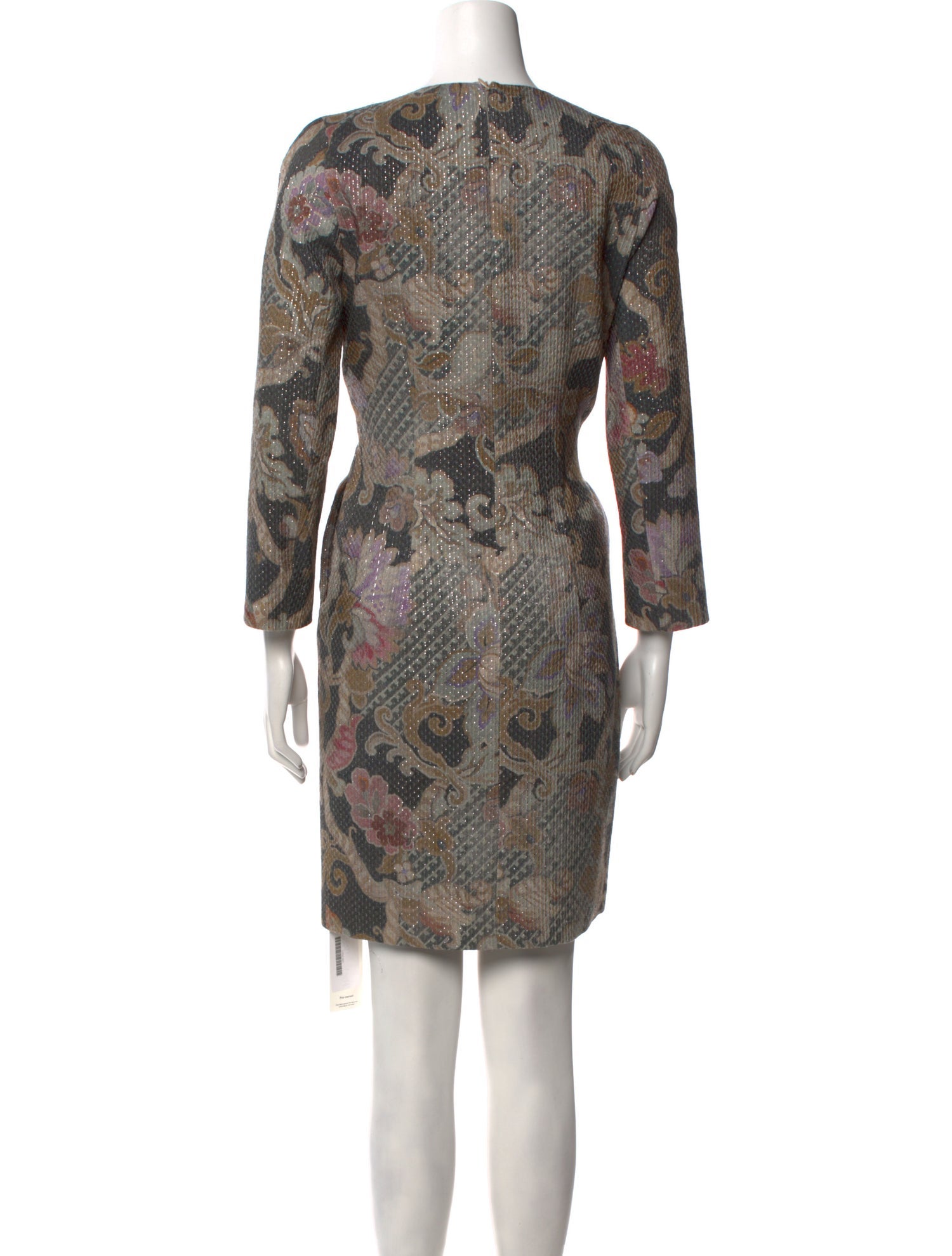 Dries Van Noten Wool Knee-Length Dress