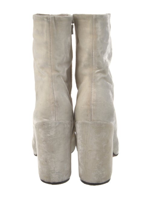 Dries Van Noten Velvet Boots