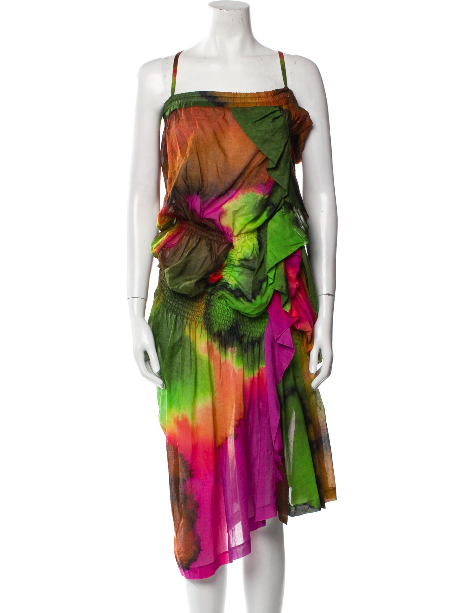Dries Van Noten Printed Long Dress