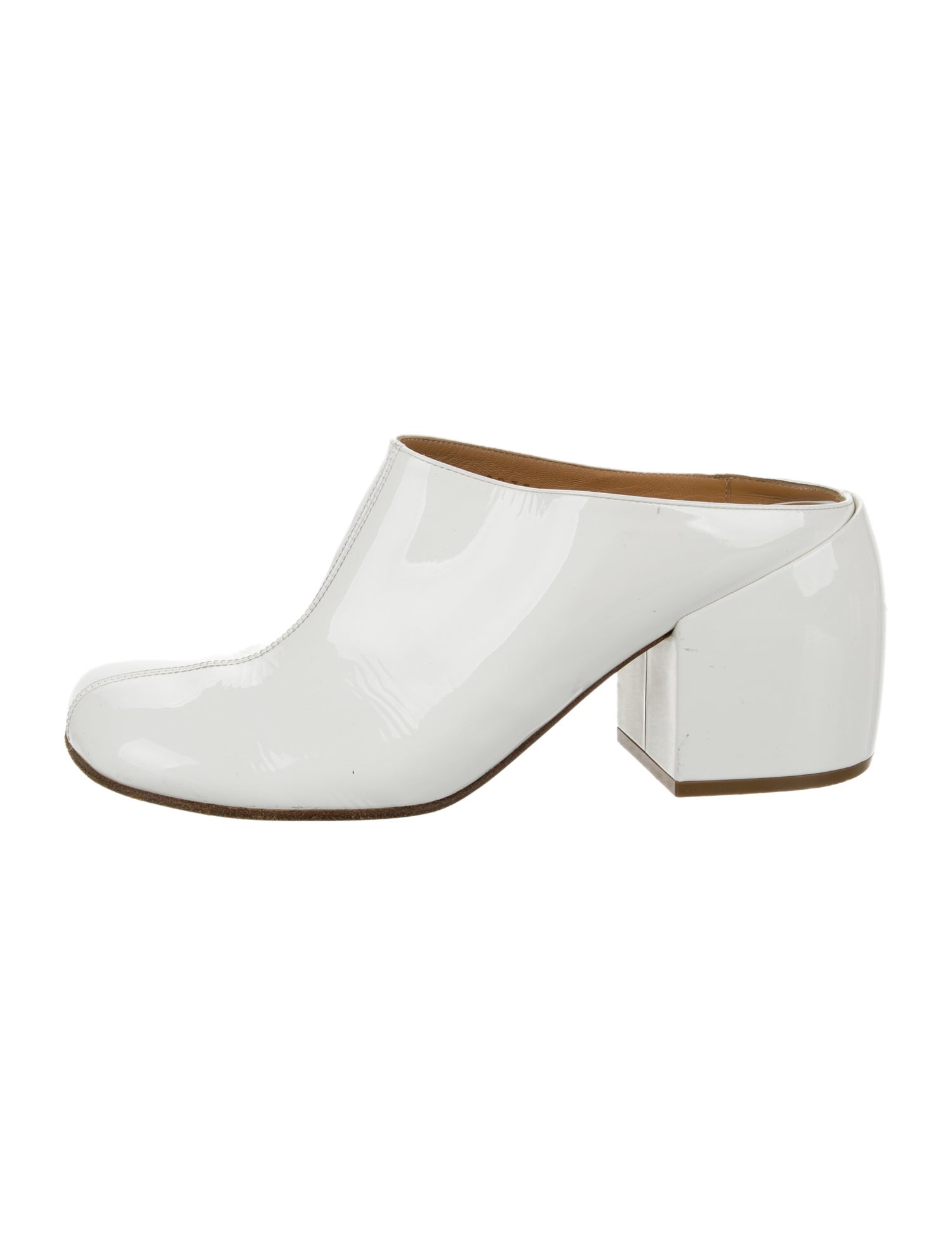 Dries Van Noten Patent Leather Mules