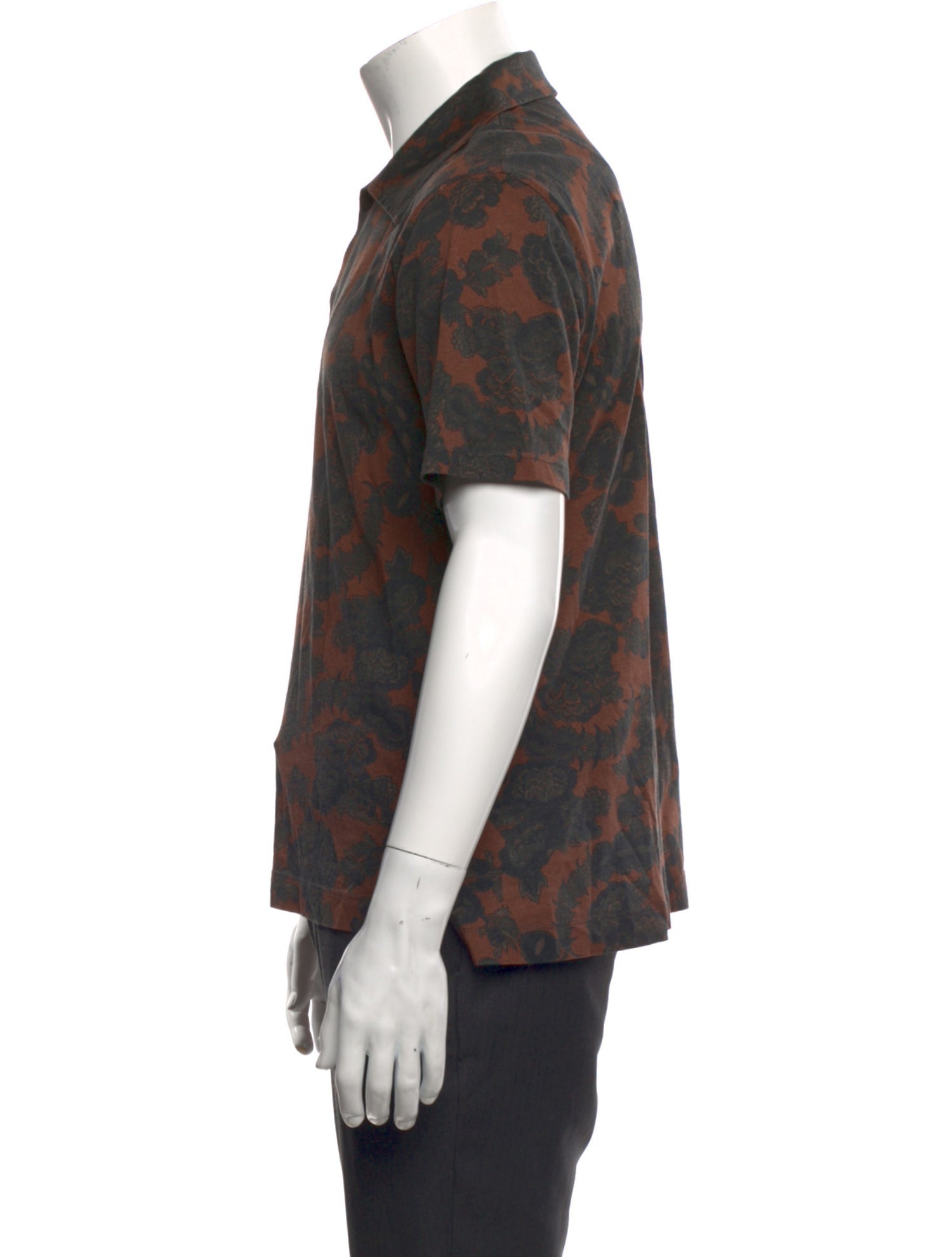 Dries Van Noten Printed Crew Neck Polo Shirt