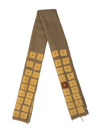 Dries Van Noten Wool Printed Shawl