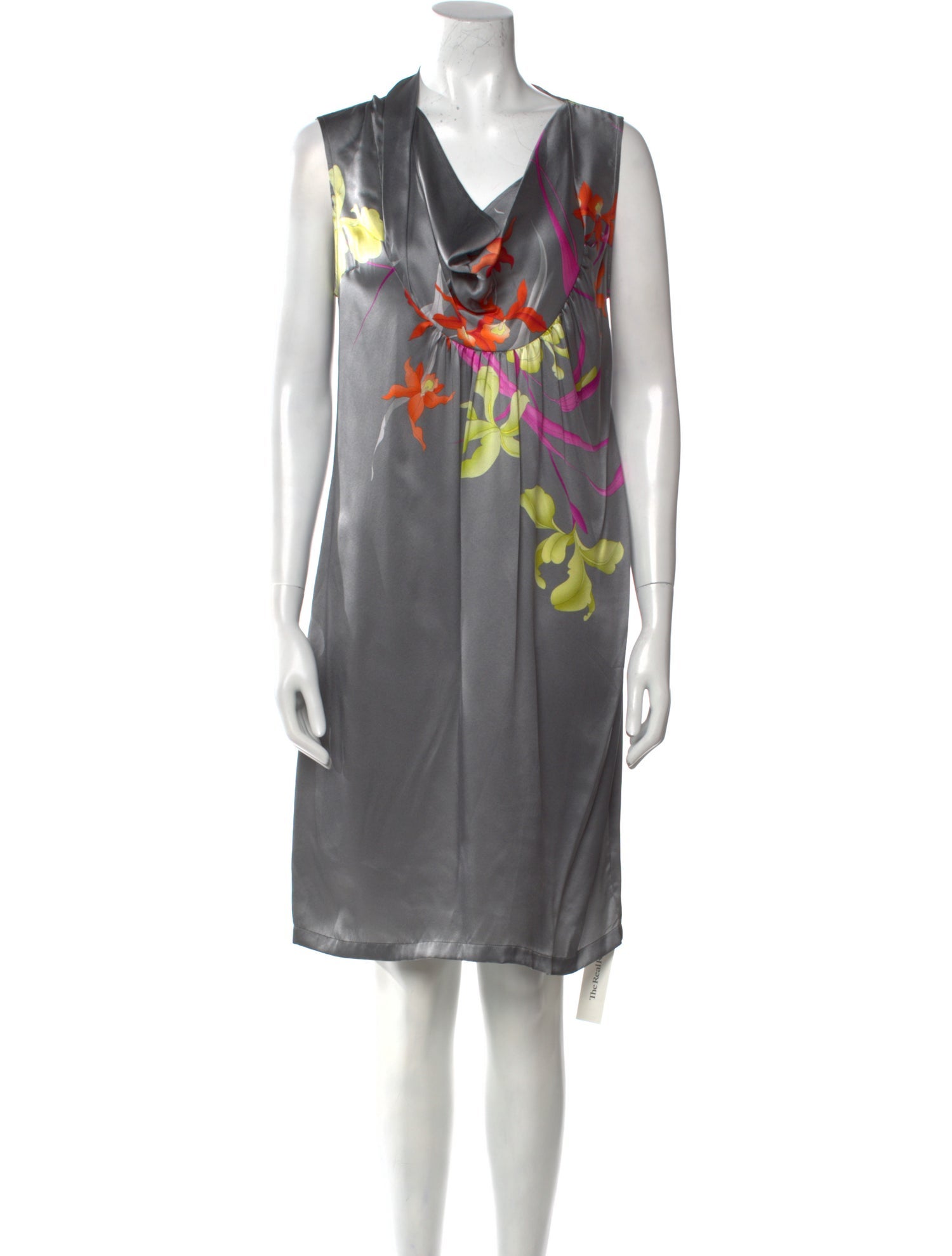 Dries Van Noten Silk Knee-Length Dress