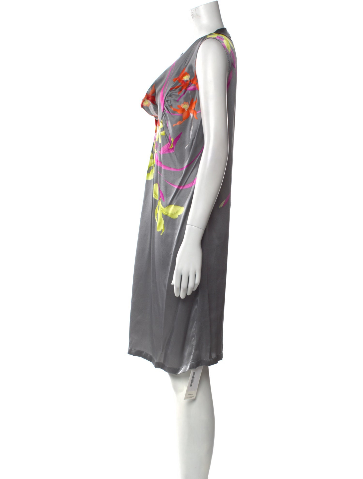 Dries Van Noten Silk Knee-Length Dress