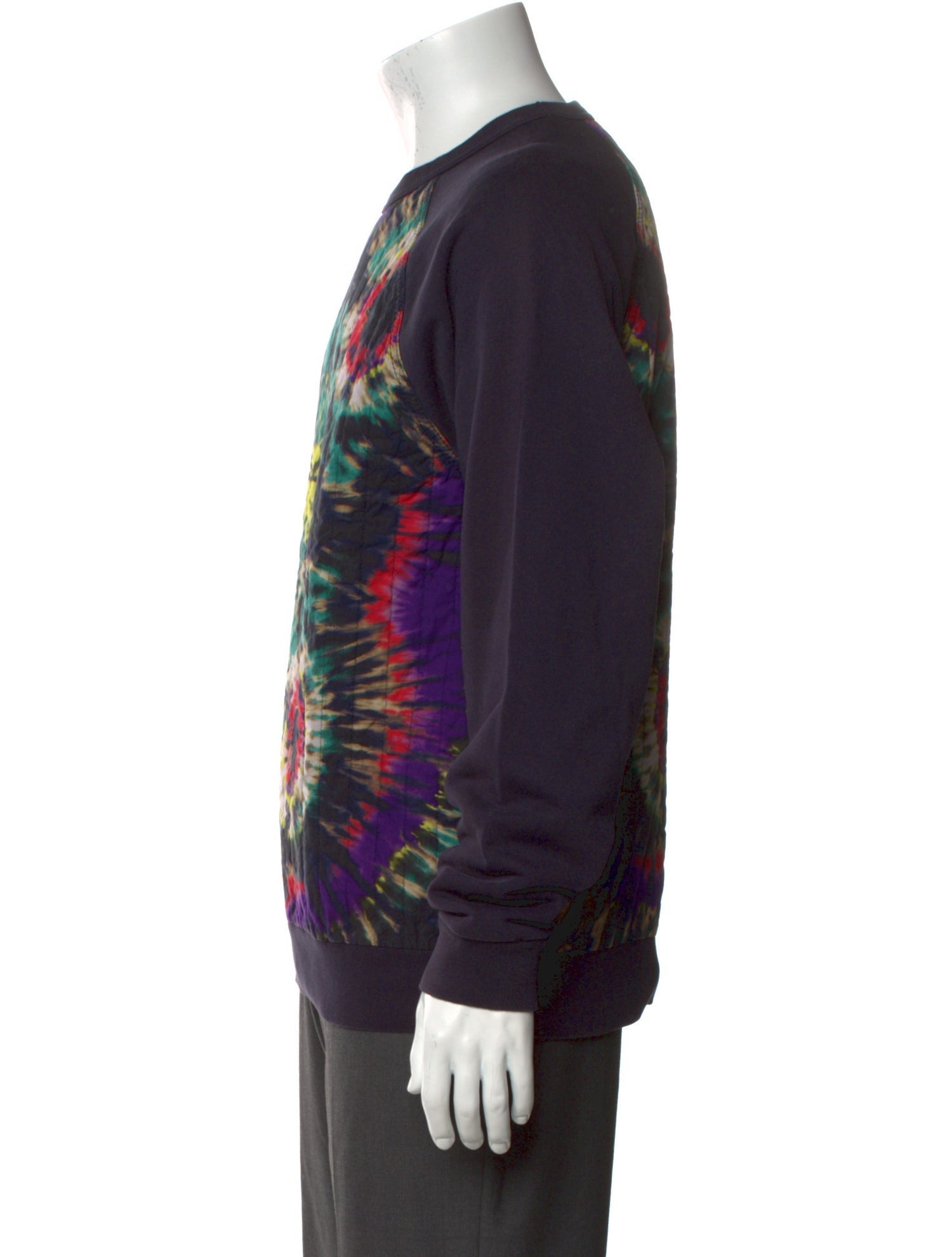 Dries Van Noten Tie-Dye Print Crew Neck Pullover