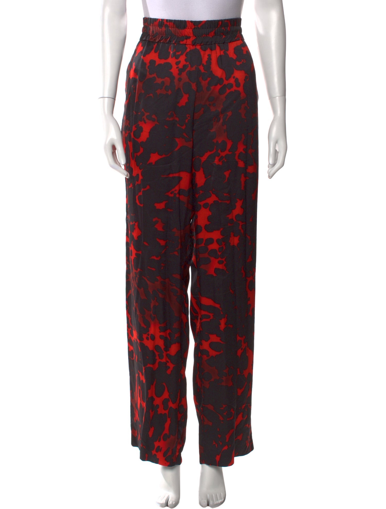 Dries Van Noten Printed Wide Leg Pants w/ Tags