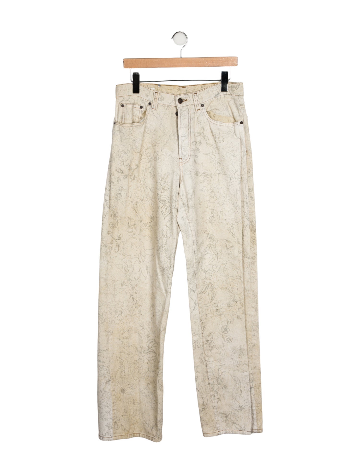 Dries Van Noten High-Rise Wide Leg Jeans