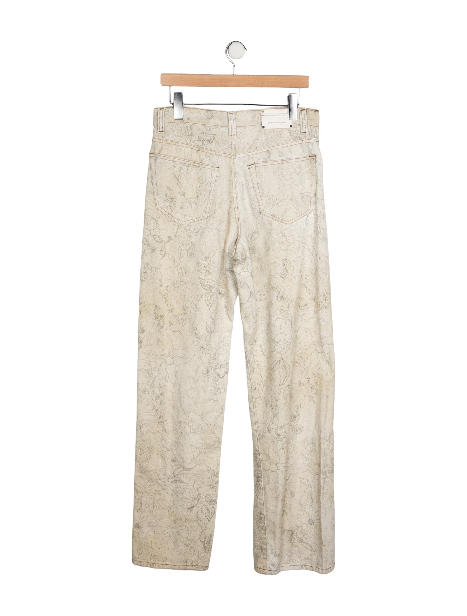 Dries Van Noten High-Rise Wide Leg Jeans