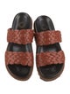 Dries Van Noten Raffia Braided Accents Slides