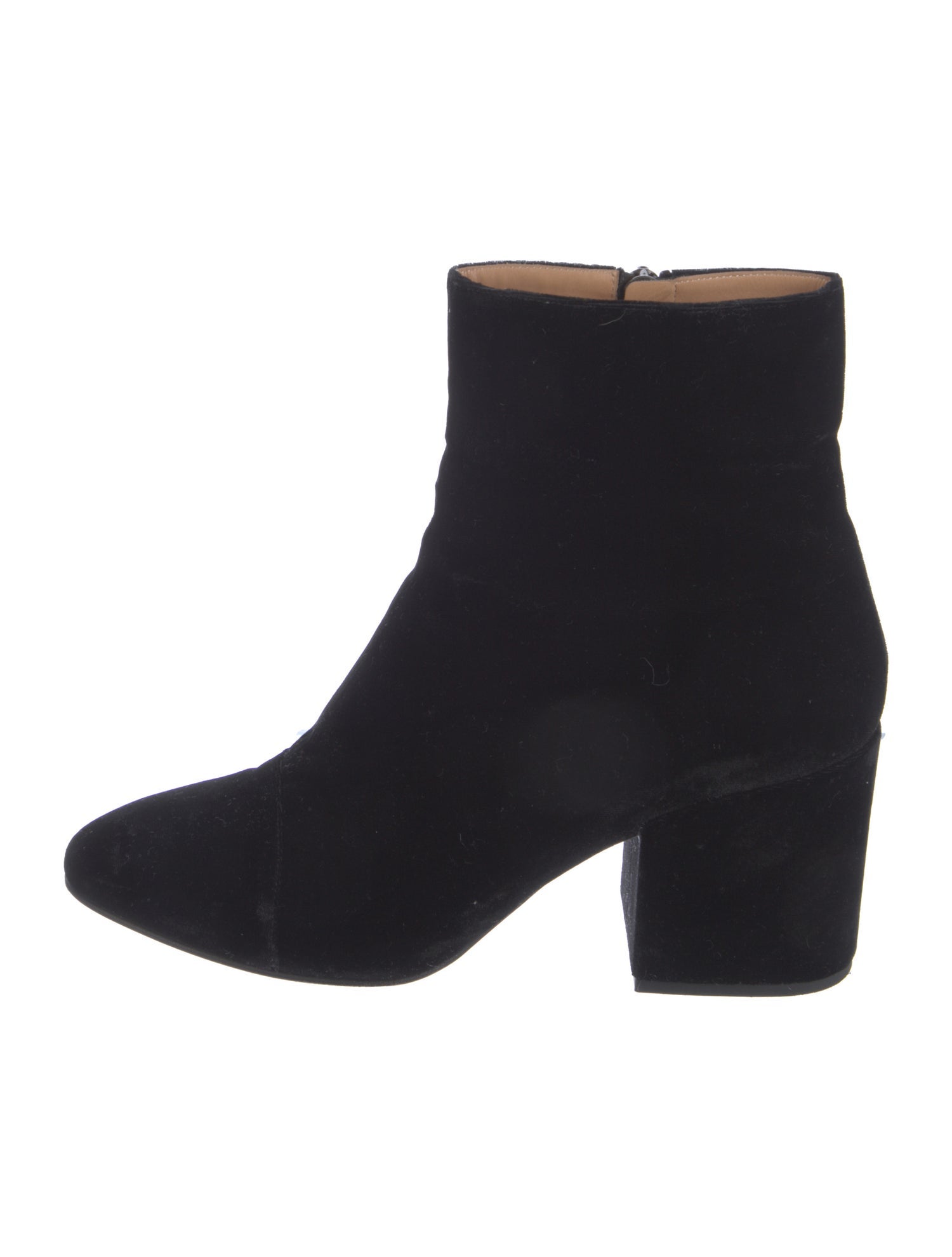 Dries Van Noten Velvet Boots