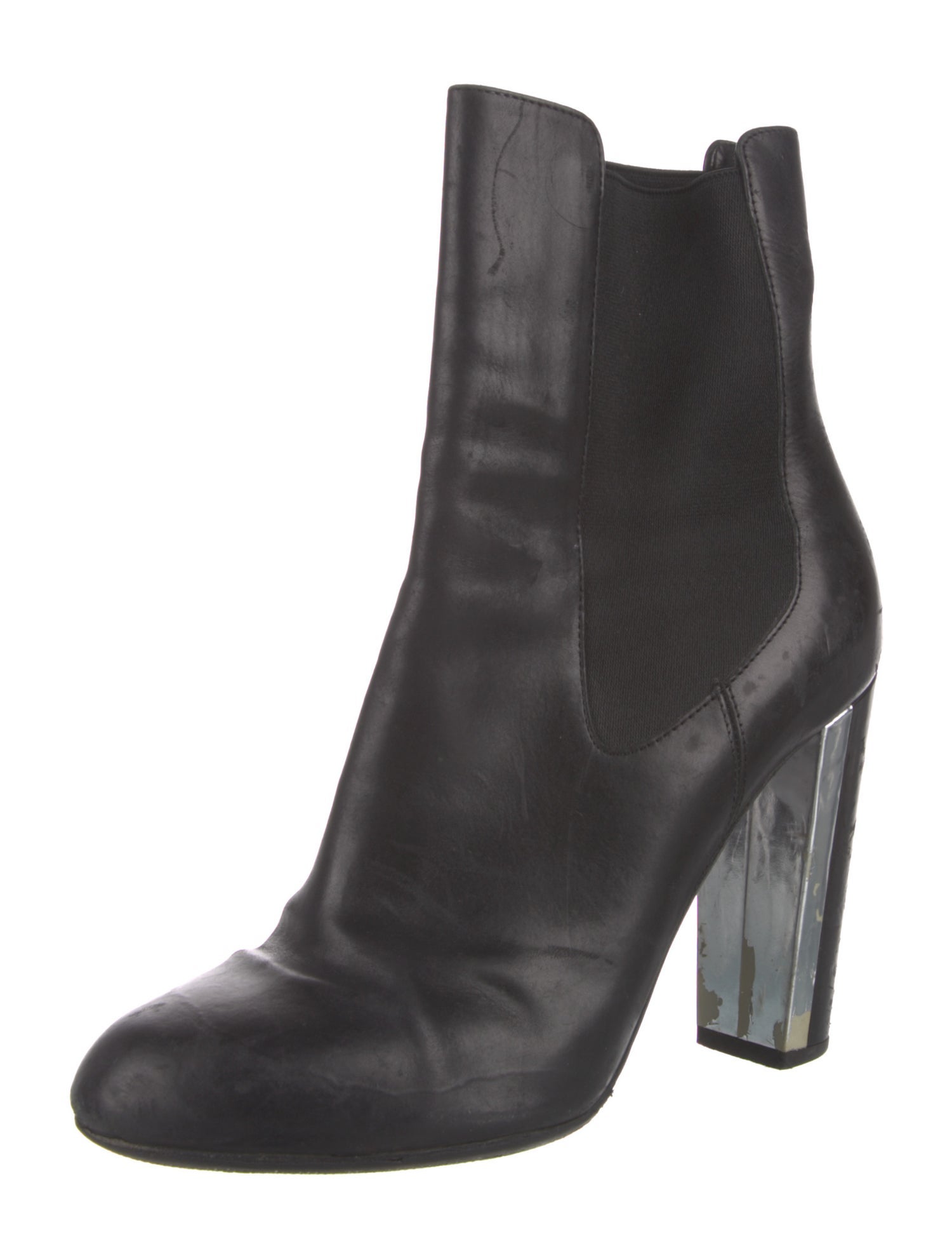 Dries Van Noten Leather Chelsea Boots
