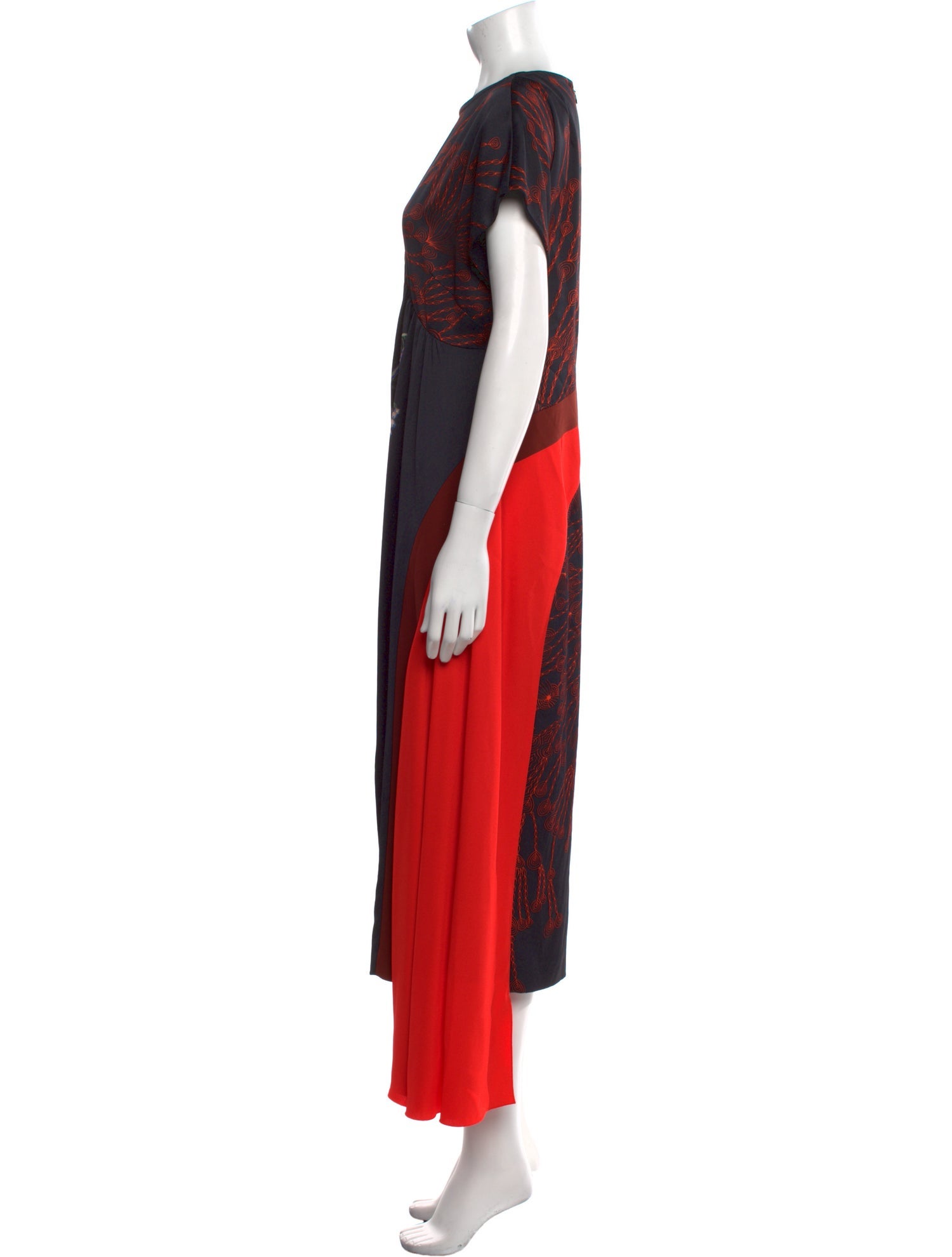 Dries Van Noten Printed Midi Length Dress