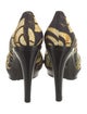 Dries Van Noten Satin Printed Pumps