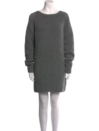 Dries Van Noten Bateau Neckline Mini Dress