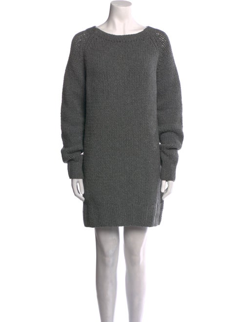 Dries Van Noten Bateau Neckline Mini Dress