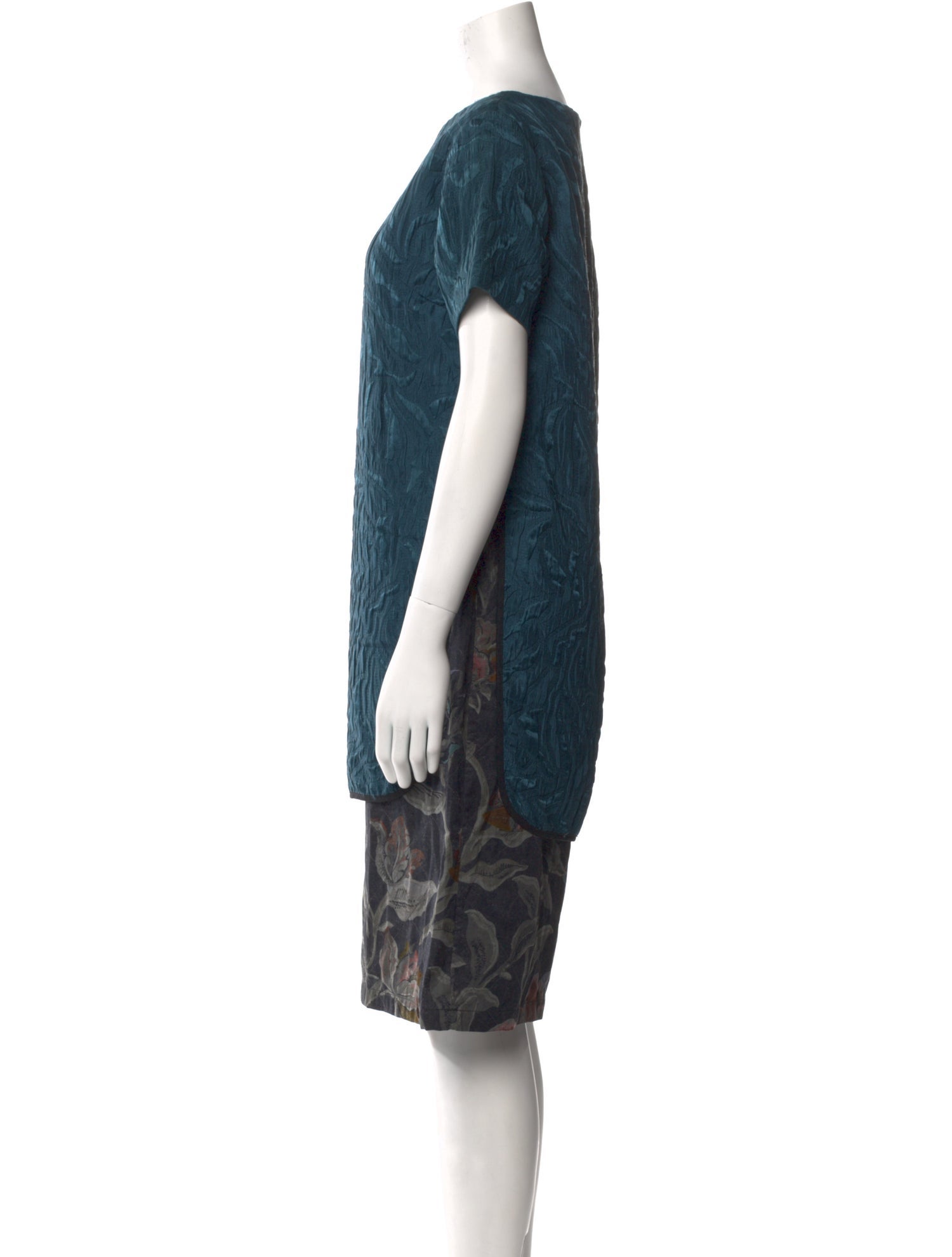 Dries Van Noten Wool Knee-Length Dress